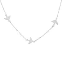 Серебряное колье CatalogSilver с без камней, вес изделия 2,9 гр (2184027) 400450 размер