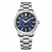 Чоловічий годинник Pagani Design PD-1734 Silver-Blue з сапфіровим склом та механізмом Seiko VH31
