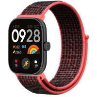 Ремінець нейлоновий ArmorStandart для Xiaomi Band 9 Pro/8 Pro/Redmi Watch 4/5 Black/Pink (ARM73979)