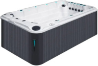 Плавальний СПА-басейн Passion Spas Activity 1 (394x226x126 см), Сріблясто-білий