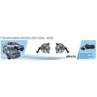 Фары доп.модель Mitsubishi Triton/L200 2006-08/MB-439/HB4(9006)-12V51W/эл.проводка (MB-439)