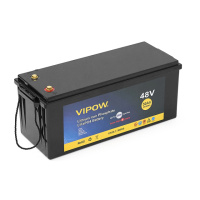 Аккумуляторная батарея Vipow LiFePO4 51,2V 50Ah  со встроенной ВМS платой 40A, 48V (520x269x220), 24kg