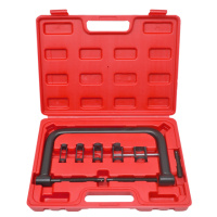 Рассухариватель клапанов струбцинного типа, 8 предметов (K-4022) Alloid