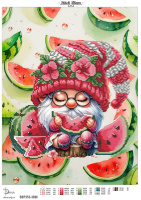 Гномик з кавунчиком