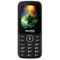 Телефон Sigma mobile X-Style 242 Lucky Black (Код товару:43315)