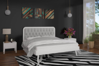 Полуторная кровать Mebigrand Токио Белый + Аляска 08 120х200 см (DMBG-1371)