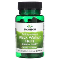 Swanson Full Spectrum Black Walnut Hulls 500 mg 60 капсул