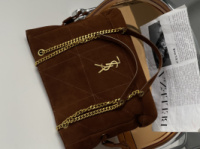 Сумка Saint Laurent Jamie in Suede карамель