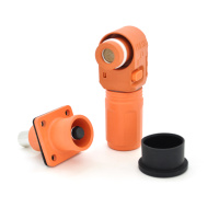 Силовой разъем питания YT 120А, комплект 2шт, цена за комплект, Orange