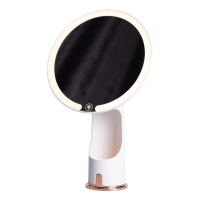 Зеркало косметическое 18.5х10х29 см с подсветкой Белое HP-10-1AW