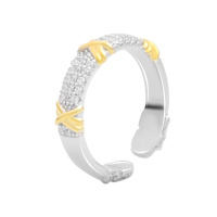 Серебряное кольцо CatalogSilver с фианитами, вес изделия 3,65 гр (2182986) 18 размер