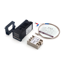 Контроллер температуры + твердотельное реле REX-C100FK07-V*AN+SSR-40DA+M6