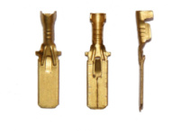 Наконечник латунний автомобільний № 506-10 колодочний зовнішній для проводу 0,50-0,75 мм кв