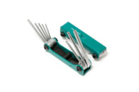 Набор ключей TORX складной, 8 предметов(T9, T10, T15, T20, T25, T27, T30, T40) ROCKFORCE RF-5083F