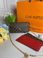 Женская Клатч Louis Vuitton felicie damier ebene wb036