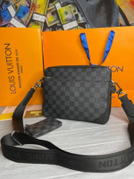 Мужская Сумка Louis Vuitton Trio Messen  ger Damie s056r Graphite