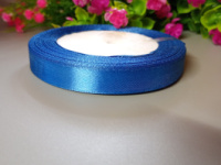 Атласная лента/ 1,2 см/ 23 метра/ светло синий