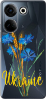 Чехол на Tecno Camon 20 Pro Ukraine v2 5445u-3100