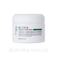 Заспокійливий балансуючий крем для обличчя з центеллою Deoproce AC Cica Calming Boosting Balancing Cream