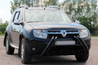 Кенгурятник WT01 Black (нерж) для Renault Duster 2008-2017 гг