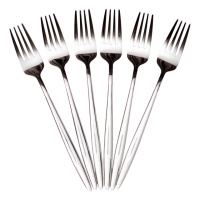 Набор столовых вилок 6 штук вилки кухонные из нержавеющей стали 21 (см) Серебро HP-8-28