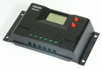 ​ Контроллер 20А 12В/24В с дисплеем + USB гнездо (Модель-CM20D)