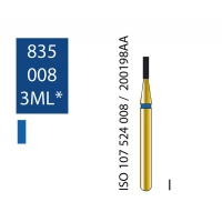 Алмазный бор Diatech фиссура 835 008 - 3 ML