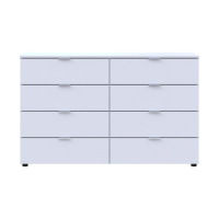 Комод Doros Рон 8 Белый 8 Ящиков 130х38х81 DRS-011774 (41516172)