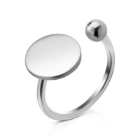 Серебряное кольцо безразмерное S022 размер:15;15.5;16;17;17.5;18;