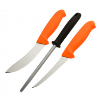 Набор Morakniv Hunting Set Orange 2 Knives + Sharpener (12098)