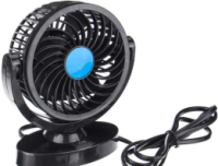 Автомобільний міні вентилятор працює від USB CZ-01