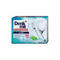 Denkmit Geschirr-Reiniger fur Spulmaschinen Tabs. Таблетки для посудомойки 2 в 1 65 шт.
