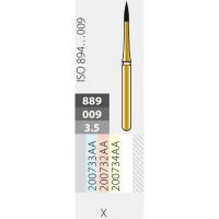 Алмазный бор Diatech пламя XL 889 009 - 3,5 F