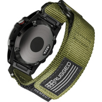 Ремінець Hemsut HGA125 Super Rugged Garmin Green 22 mm нейлоновий зелений (1051-1305)