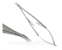 Иглодержатель Castroviejo изогнутый DE-1099 (14 см)