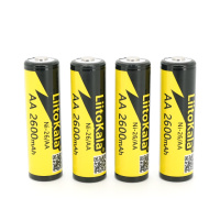 Аккумулятор LiitoKala Ni-26/AA 1.2V AA 2600mAh NiMH Rechargeable Battery, 4 штуки в shrink, цена за shrink