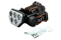 Фонарь налобный аккумуляторный 5LUMEN 3LM+2LED (SQ-815-2)