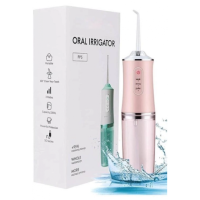 Ирригатор портативный электрический Oral Irrigator S3J2 для зубов Розовый