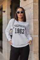 Спортивний жіночий костюм двонитка «Mason» | Батал | Розпродаж моделі Чорний, 50-52