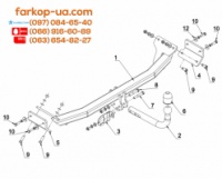 Тягово-сцепное устройство (фаркоп) Hyundai i30 (fastback) (2018-...)