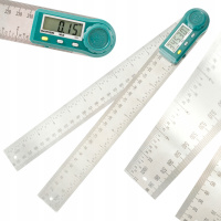 Угломер (прибор для измерения углов) электронный с линейкой 300 мм PROTESTER 5423-300