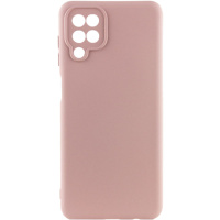 Чохол Silicone Cover Lakshmi Full Camera (A) для Samsung Galaxy A12 / M12, Рожевий / Pink Sand - купити в SmartEra.ua