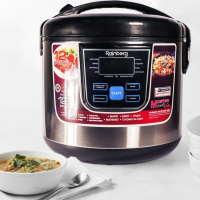 Багатофункціональна універсальна мультиварка Rainberg RB-801 12 програм з антипригарним покриттям