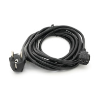 Кабель питания Schuko PC-186 CEE7/7-C13, 5.0M,1.0mm, OEM (евровилка) Q125