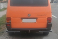 Задняя дуга AK003-2 Черная (Нержавейка) для Volkswagen T4 Transporter 1990-2003 гг