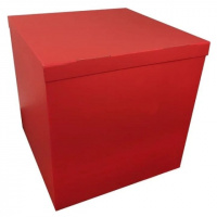Коробка для куль 70 * 70 * 70см двостороння червона