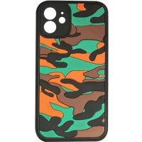 Чохол для iPhone 12 TPU+PC Army Collection (Коричневий) - купити в SmartEra.ua