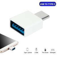 Переходник с USB на Type C Белый OTG переходник Type C на флешку - адаптер Type C USB