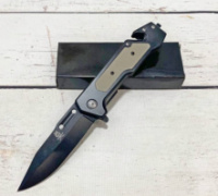 Нож складной со стропорезом и стеклобоем 22,7см / RM-100