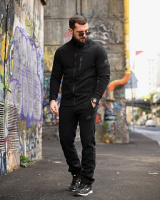 Флисовый спортивный  костюм NKE black 4 ПП8020